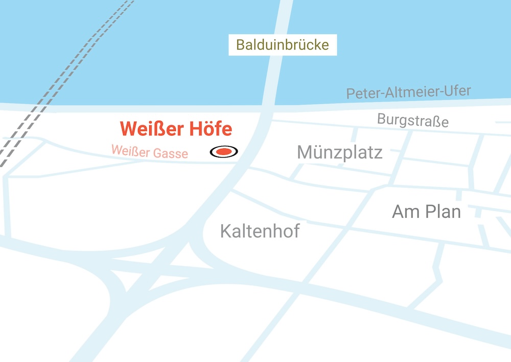 Lagekarte Weißer Höfe